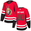 Personalize Jersey Men's Ottawa Senators Red Customized Drift Fashion Adidas Jersey Nhl