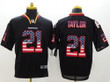 Nike Washington Redskins #21 Sean Taylor 2014 Usa Flag Fashion Black Elite Jersey Nfl