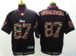 Nike New England Patriots #87 Rob Gronkowski Black With Camo Elite Jersey Nfl