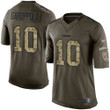 49Ers #10 Jimmy Garoppolo Green Men's Stitched Football Limited 2015 Salute To Service Jersey Nfl