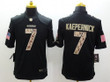 Nike San Francisco 49Ers #7 Colin Kaepernick Salute To Service Black Limited Jersey Nfl