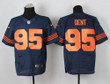 Nike Chicago Bears #95 Richard Dent Blue With Orange Elite Jersey Nfl