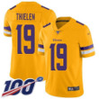 Nike Vikings #19 Adam Thielen Gold Men's Stitched Nfl Limited Inverted Legend 100Th Season Jersey Nfl