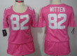 Nike Dallas Cowboys #82 Jason Witten Breast Cancer Awareness Pink Womens Jersey Nfl- Women's