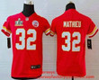 Youth Kansas City Chiefs #32 Tyrann Mathieu Red 2021 Super Bowl Lv Vapor Untouchable Stitched Nike Limited Nfl Jersey Nfl