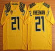 Oregon Duck #21 Royce Freeman Yellow College Football Nike Limited Jersey Ncaa
