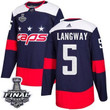 Adidas Capitals #5 Rod Langway Navy 2018 Stadium Series Stanley Cup Final Stitched Nhl Jersey Nhl