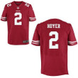 Men's San Francisco 49Ers #2 Brian Hoyer Scarlet Red Team Color Stitched Nfl Nike Elite Jersey Nfl