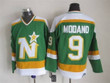 Men's Minnesota North Stars #9 Mike Modano 1978-79 Green Ccm Vintage Throwback Jersey Nhl