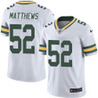 Nike Green Bay Packers #52 Clay Matthews White Men's Stitched Nfl Vapor Untouchable Limited Jersey Nfl