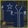 Dallas Cowboys Nfl All Over Print Baseball Jersey - Baseball Jersey Lf