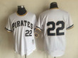Men's Pittsburgh Pirates #22 Andrew Mccutchen White Pullover Cooperstown Collection Stitched Mlb Jersey By Mitchell & Ness Mlb
