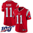 Nike Patriots #11 Drew Bledsoe Red Men's Stitched Nfl Limited Inverted Legend 100Th Season Jersey Nfl