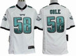 Nike Philadelphia Eagles #58 Trent Cole White Game Jersey Nfl