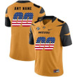 Personalize Jersey Missouri Tigers Customized Gold Usa Flag Nike College Football Jersey Ncaa