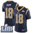 #18 Limited Cooper Kupp Navy Blue Nike Nfl Home Men's Jersey Los Angeles Rams Vapor Untouchable Super Bowl Liii Bound Nfl