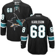 Men's San Jose Sharks #68 Melker Karlsson Teal Black Home Jersey Nhl