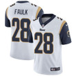 Nike Los Angeles Rams #28 Marshall Faulk White Men's Stitched Nfl Vapor Untouchable Limited Jersey Nfl