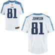 Men's Tennessee Titans #81 Andre Johnson White Road Stitched Nfl Nike Elite Jersey Nfl