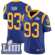 Men's Los Angeles Rams #93 Ndamukong Suh Royal Blue Nike Nfl Alternate Vapor Untouchable Super Bowl Liii Bound Limited Jersey Nfl