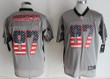 Nike New England Patriots #87 Rob Gronkowski 2014 Usa Flag Fashion Gray Elite Jersey Nfl