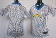 Nike San Diego Chargers Blank 2012 Womens Zebra Fashion Jersey Nfl- Women's