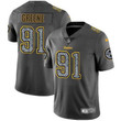 Nike Pittsburgh Steelers #91 Kevin Greene Gray Static Men's Nfl Vapor Untouchable Game Jersey Nfl