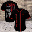 Jesus Faith Over Fear Baseball Jersey | Colorful | Adult Unisex | S - 5Xl Full Size - Baseball Jersey Lf