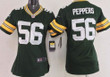 Nike Green Bay Packers #56 Julius Peppers Green Game Womens Jersey Nfl- Women's