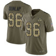 Nike Bengals #96 Carlos Dunlap Olive Camo Men's Stitched Nfl Limited 2017 Salute To Service Jersey Nfl