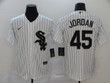 Men's Chicago White Sox #45 Michael Jordan White Stitched Mlb Cool Base Nike Jersey Mlb