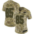 Nike Bills #85 Charles Clay Camo Women's Stitched Nfl Limited 2018 Salute To Service Jersey Nfl- Women's