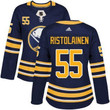 Adidas Buffalo Sabres #55 Rasmus Ristolainen Navy Blue Home Authentic Women's Stitched Nhl Jersey Nhl- Women's