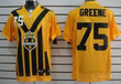 Nike Pittsburgh Steelers #75 Joe Greene 1933 Yellow Throwback Jersey Nfl