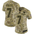 Jaguars #7 Nick Foles Camo Women's Stitched Football Limited 2018 Salute To Service Jersey Nfl- Women's
