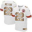 Nike Chiefs #22 Marcus Peters White Men's Stitched Nfl Elite Gold Jersey Nfl