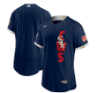 Men's Chicago White Sox Blank 2021 Navy All-Star Flex Base Stitched Mlb Jersey Mlb