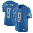 Nike Lions 9 Matthew Stafford Blue 100Th Season Vapor Untouchable Limited Jersey Nfl