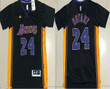 Men's Los Angeles Lakers #24 Kobe Bryant Revolution 30 Au New Black Short-Sleeved Jersey Nba