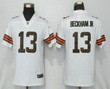 Women's Cleveland Browns #13 Odell Beckham Jr White 2020 New Vapor Untouchable Stitched Nfl Nike Limited Jersey Nfl- Women's