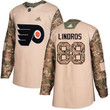 Adidas Flyers #88 Eric Lindros Camo 2017 Veterans Day Stitched Nhl Jersey Nhl