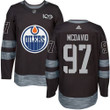 Oilers #97 Connor Mcdavid Black 1917-2017 100Th Anniversary Stitched Nhl Jersey Nhl