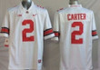 Ohio State Buckeyes #2 Cris Carter 2014 White Limited Jersey Ncaa