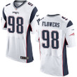 Nike New England Patriots #98 Trey Flowers White Men's Stitched Nfl Elite Jersey Nfl