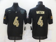 Men's Houston Texans #4 Deshaun Watson Black Camo 2020 Salute To Service Stitched Nfl Nike Limited Jersey Nfl