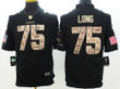 Nike Oakland Raiders #75 Howie Long Salute To Service Black Limited Jersey Nfl