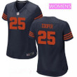 Women's Chicago Bears #25 Marcus Cooper Blue With Orange Alternate Stitched NFL Nike Game Jersey NFL- Women's