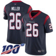 Nike Texans #26 Lamar Miller Navy Blue Team Color Men's Stitched Nfl 100Th Season Vapor Limited Jersey Nfl