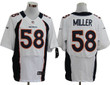 Size 60 4Xl-Von Miller Denver Broncos #58 White Stitched Nike Elite Nfl Jerseys Nfl