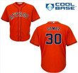 Men's Houston Astros #30 Carlos Gomez Alternate Orange Mlb Cool Base Jersey Mlb